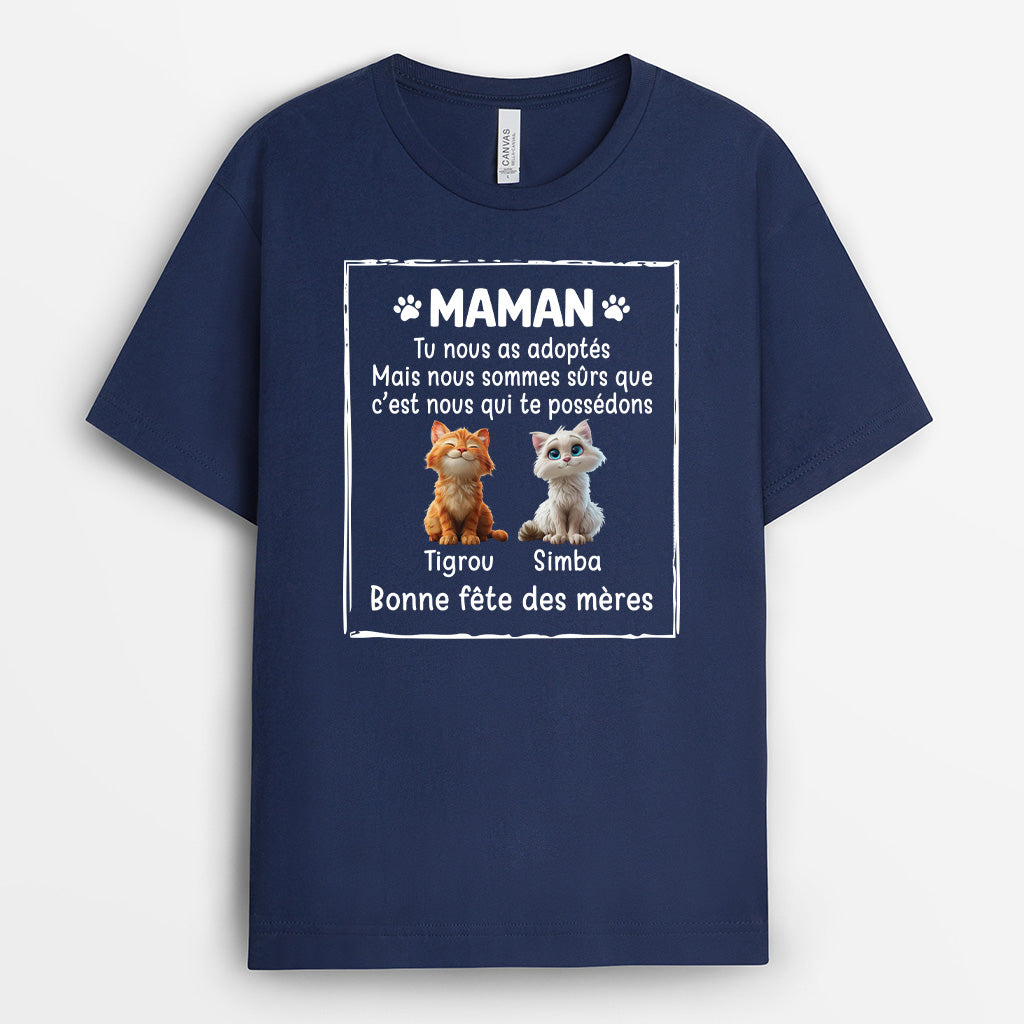 4878AFR2 tee shirt chat cadeau fete des peres personnalise c_est moi qui te possede 4878akymd