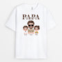 4886AFR1 t shirt personnalise le meilleur papa soldat cool couleur clair 4886a5h0b