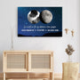 4893CFR3 toile personnalisee papa avec photo la nuit speciale cycle lunaire 4893c5q5b