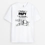 4903AFR2 t shirt personnalise meilleur papa dans le monde poings 4903a5t7b