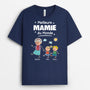 4904AFR2 t shirt personnalise meilleur papa du monde dessin crayon couleur fonce 4904a5m8b