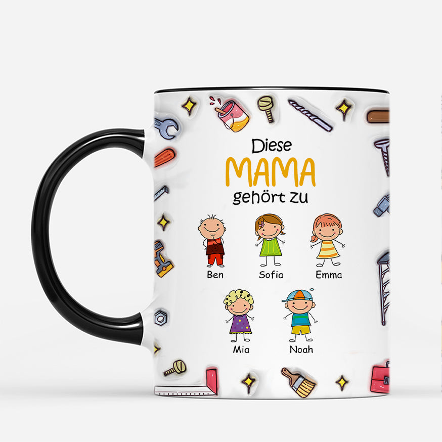 4924MFR2 effet dimpression 3d mug personnalise ce papa bricoleur appartient a bonhommes allumettes 4924mtm5b