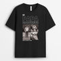 4931AFR1 t shirt personnalise chien le papa marcheur photos version monochrome 4931a