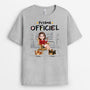 4933AFR2 t shirt pour amoureux des chiens t shirt de nuit officiel chiens dormant 4933akl0c