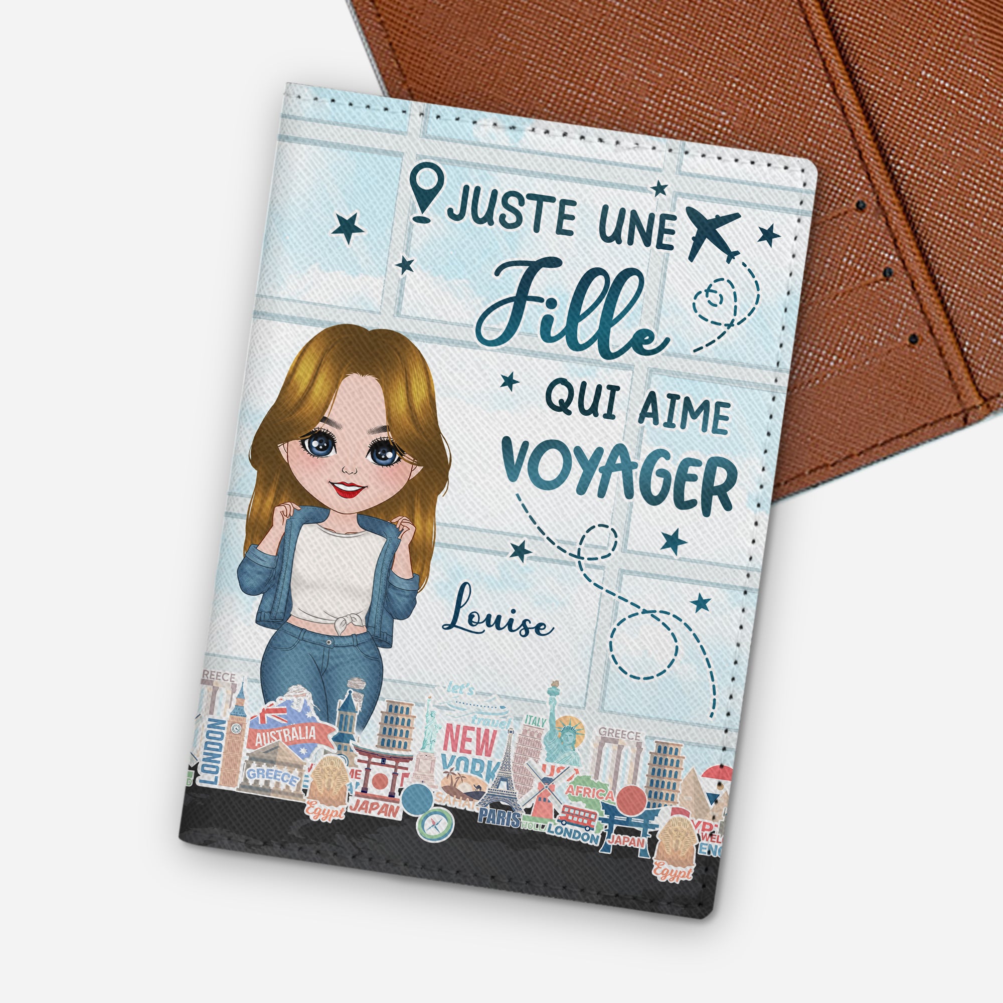 4947OFR1 porte passeport personnalise pour femme juste une fille qui aime voyager 4947o3lna_a41b5857 0836 479e 9df0 4fadfdbdfe68