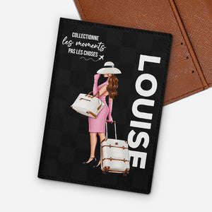 Porte-passeport Dauphin 3D Noir 14 Cm - Léger, élégant, Anti-RFID, Pour Homme Et Femme