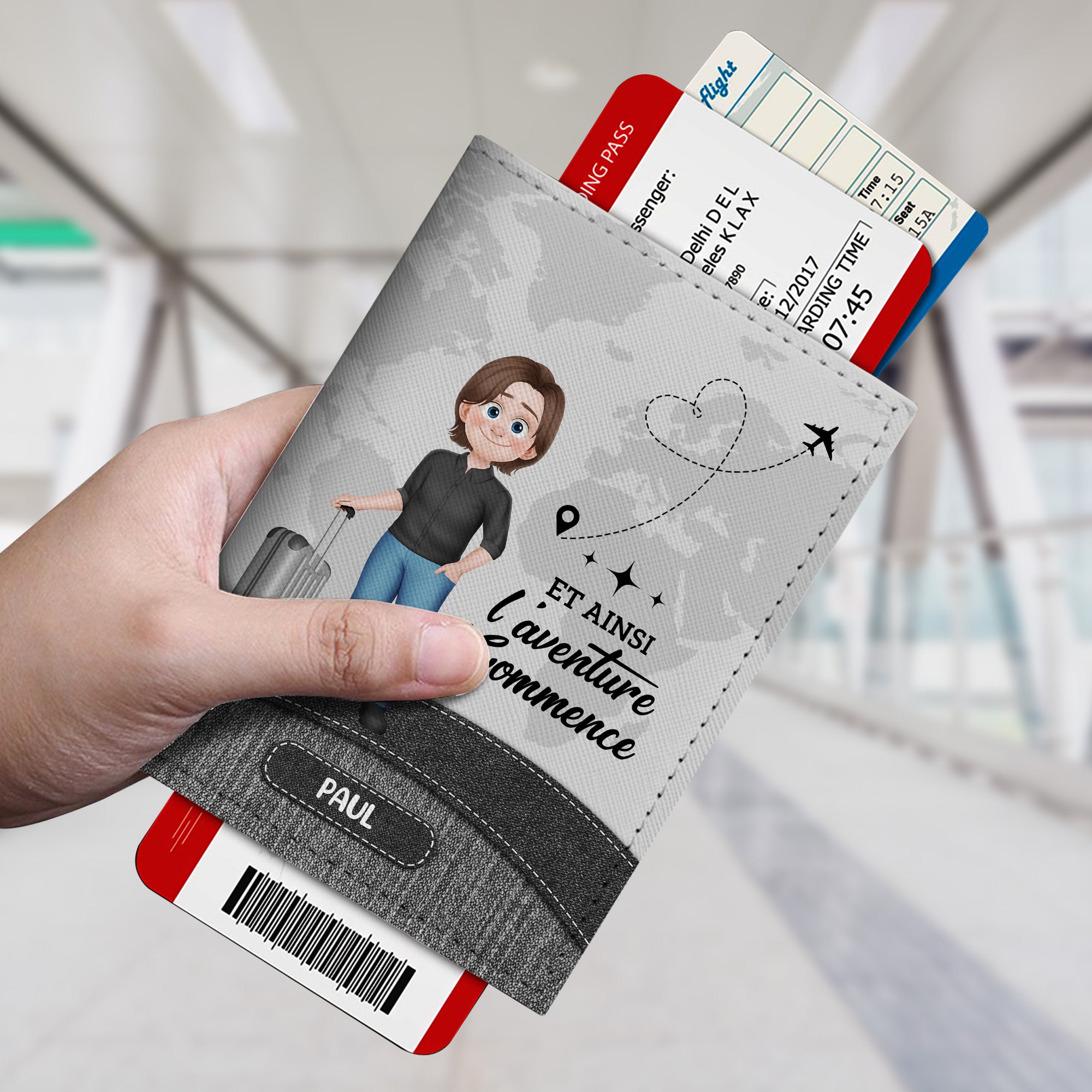 4951OFR2 porte passeport personnalise femme et ainsi laventure commence 4951o66ta