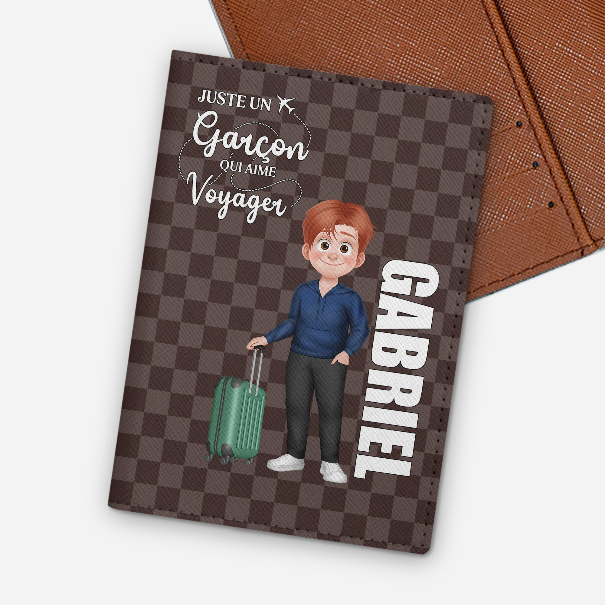 4952OFR1 porte passeport personnalise homme un garcon qui aime voyager 4952o6kmb