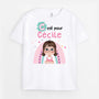 4957AFR1 t shirt enfant personnalise avec initiale et prenom 4957a6qak