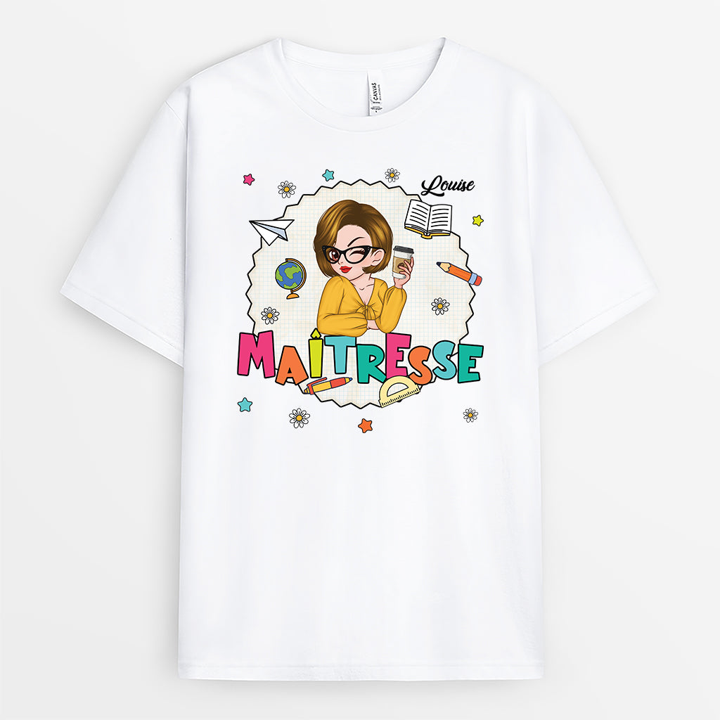 4965AFR1 t shirt personnalise femme maitresse dynamique 4965a86nt