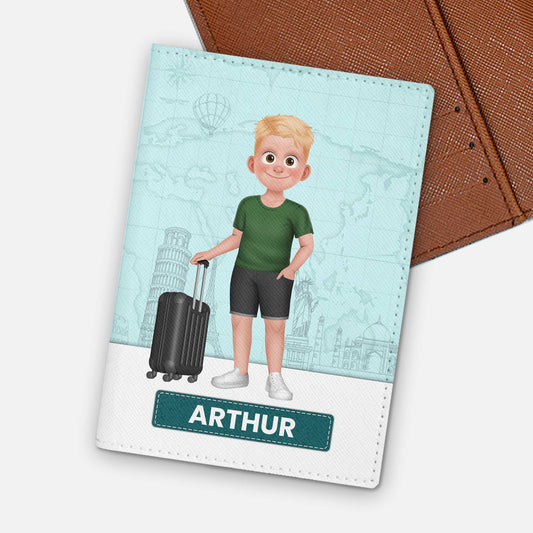 4967OFR1 porte passeport personnalise homme version voyageur 4967o3mab