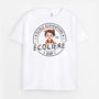 4985AFR1 t shirt personnalise enfant ecolier  ecoliere crayon de couleur 4985atq8k
