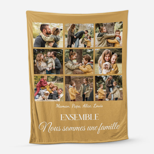 5031BFR1 plaid personnalise pour famille avec photos 5031bkqmi