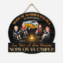5034QFR1 plaque en bois personnalisee a suspendre le coin des amis 5034qkhaf