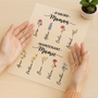 5040RFR3 plaque en acrylique personnalisee avec support avec prenom dabord maman maintenant mamie 5040rttna