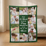 5050BFR2 plaid personnalise papa avec photos tu es le monde 5050btqtb