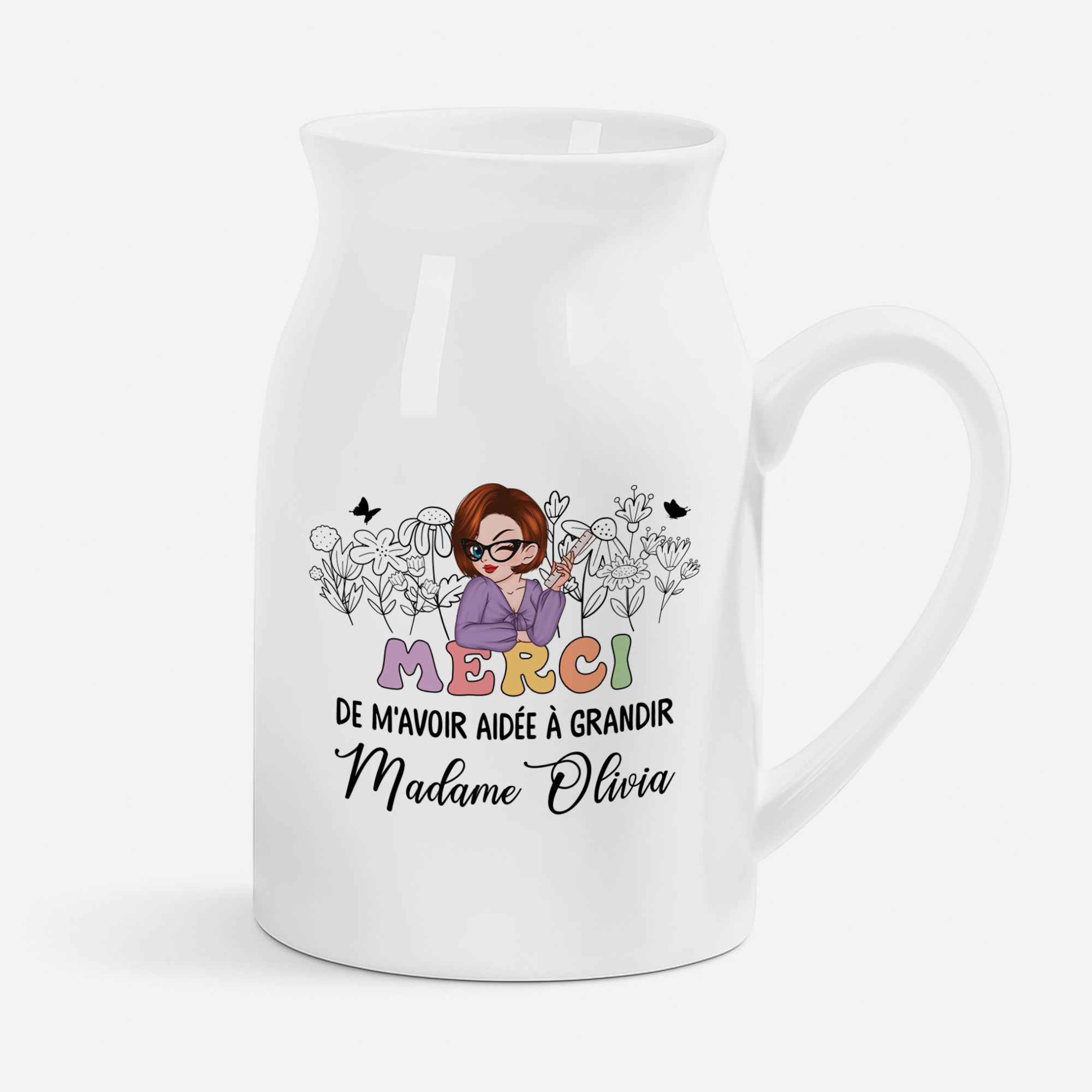 5052OFR1 vase personnalise pour maitresse merci de nous avoir aides a grandir 5052oktna