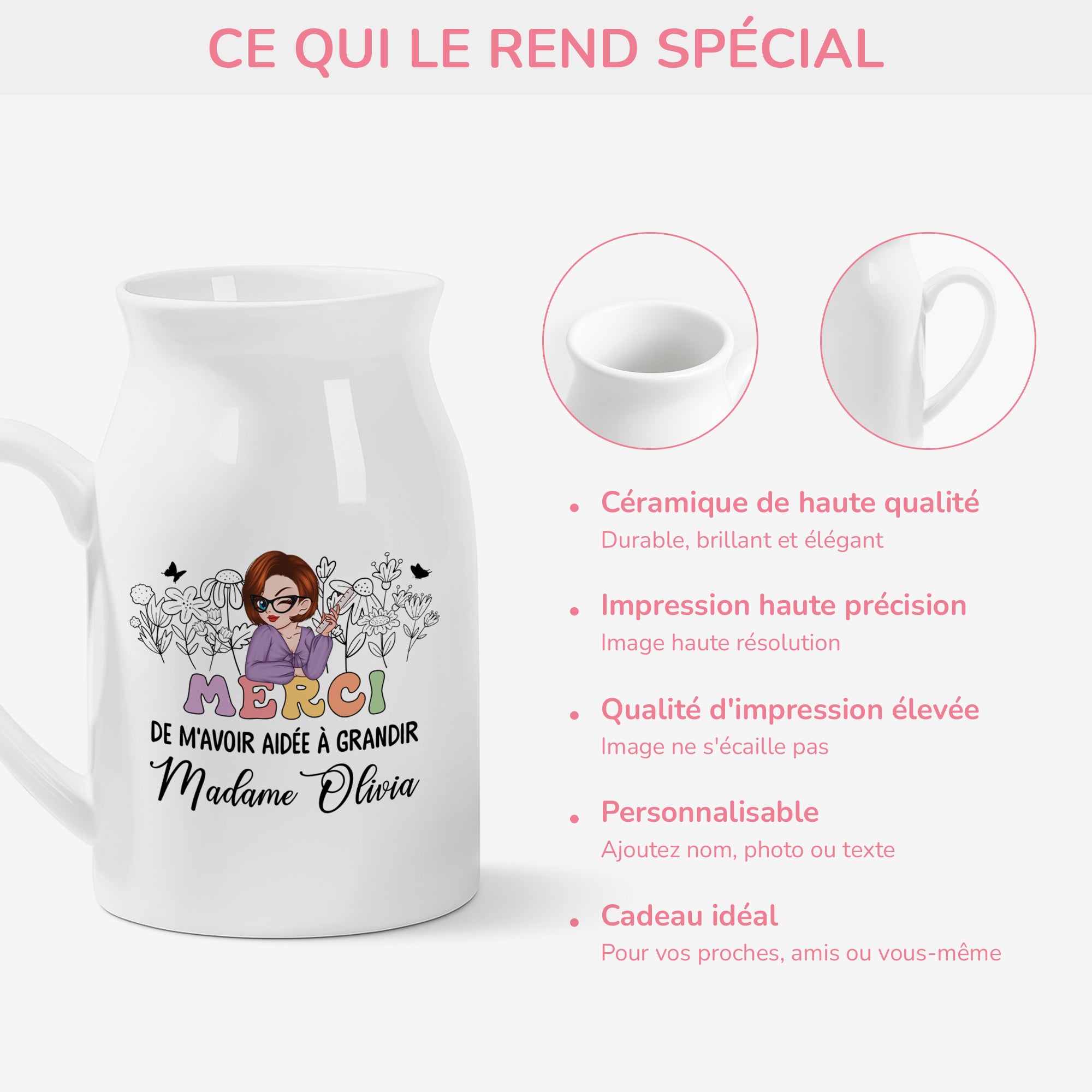 5052OFR4 vase personnalise pour maitresse merci de nous avoir aides a grandir 5052oktna