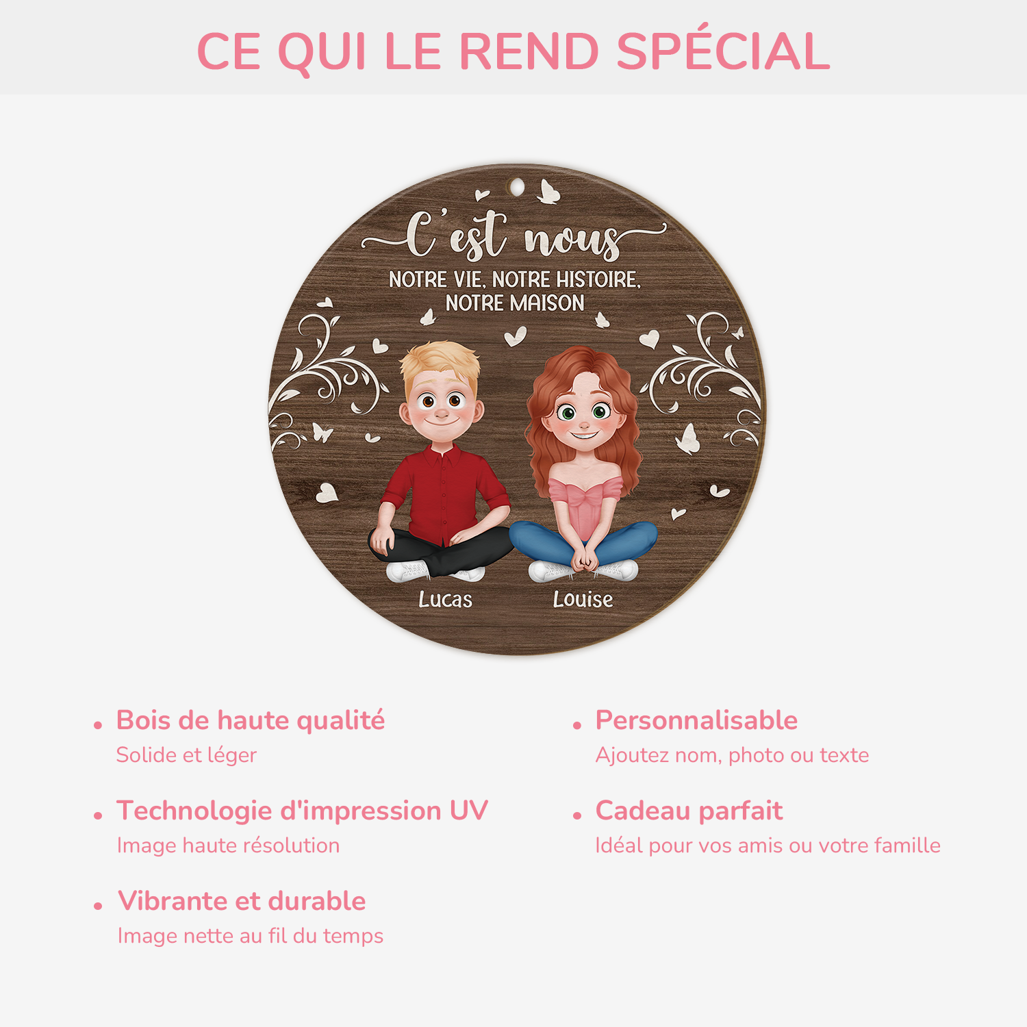 5091OFR4 ornement en bois a 1 couche personnalise couple cest nous 5091o8zng_fd4cc923 18db 416d b9e0 619027354896