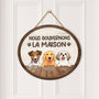 5094QFR2 plaque en bois personnalisee avec chien a suspendre nous gouvernons la maison 5094q8itc_620331d9 c780 4e1d a64f 0832bea37d20
