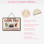 5101QFR4 plaque en bois personnalisee couple humour a suspendre coin feu 5101qk6ng
