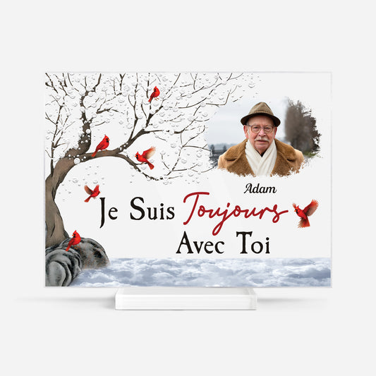 5138RFR1 plaque en acrylique personnalisee photo toujours avec toi 5138rkltb