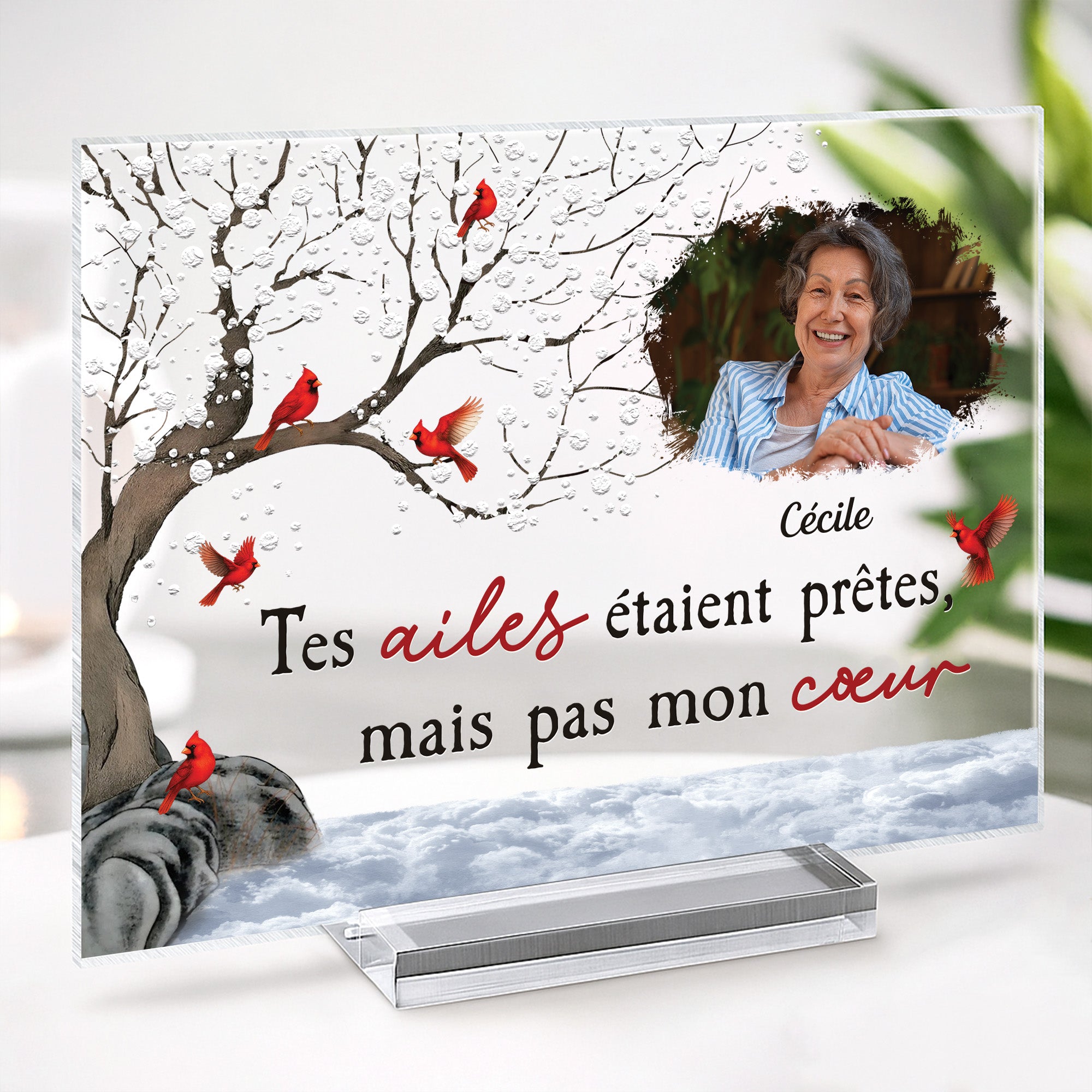 5138RFR2 plaque en acrylique personnalisee photo toujours avec toi 5138rkltb