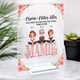 5140RFR2 plaque en acrylique personnalisee maman et filles 5140rkmma