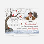 5142RFR1 plaque en acrylique personnalisee photo le moment ou ton coeur sest arrete 5142r86tb