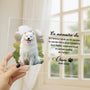 5148RFR3 plaque en acrylique personnalisee en memoire cadeau commemoratif chien 5148r8qnc