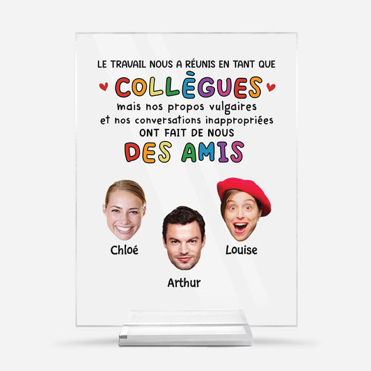 5149RFR1 plaque en acrylique personnalise avec visage le travail nous a reunis 5149r3lzo_37c0624e d6aa 4d05 8798 8152ca8298ed