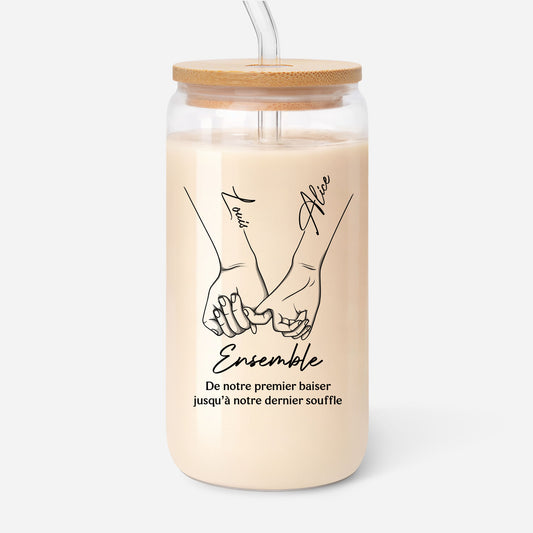 5150AFR1 cadeau couple original verre canette personnalise de notre premier baiser 5150attvng_1