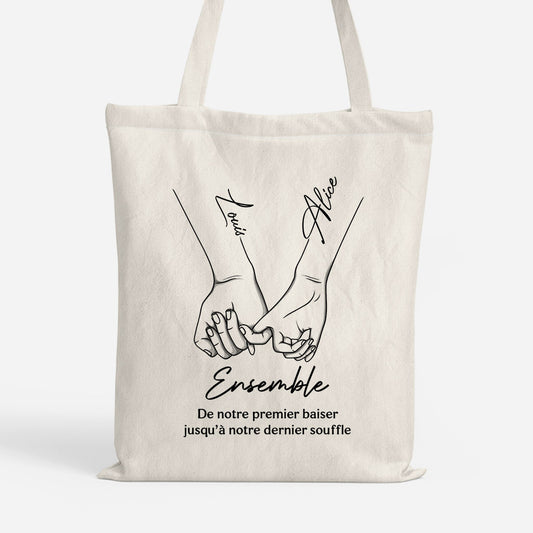 5150BFR1 de notre premier baiser tote bag personnalise couple 5150btfng_a5345fe2 d0b7 4100 9308 70efe9a8422e