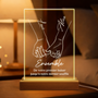 5150LFR1 de notre premier baiser veilleuse personnalisee couple 5150ltfng