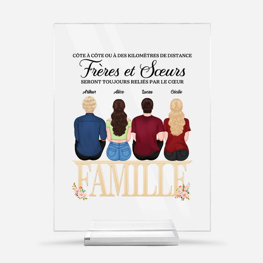 5152RFR1 plaque en acrylique personnalisee famille lamour est eternel 5152rtlmi