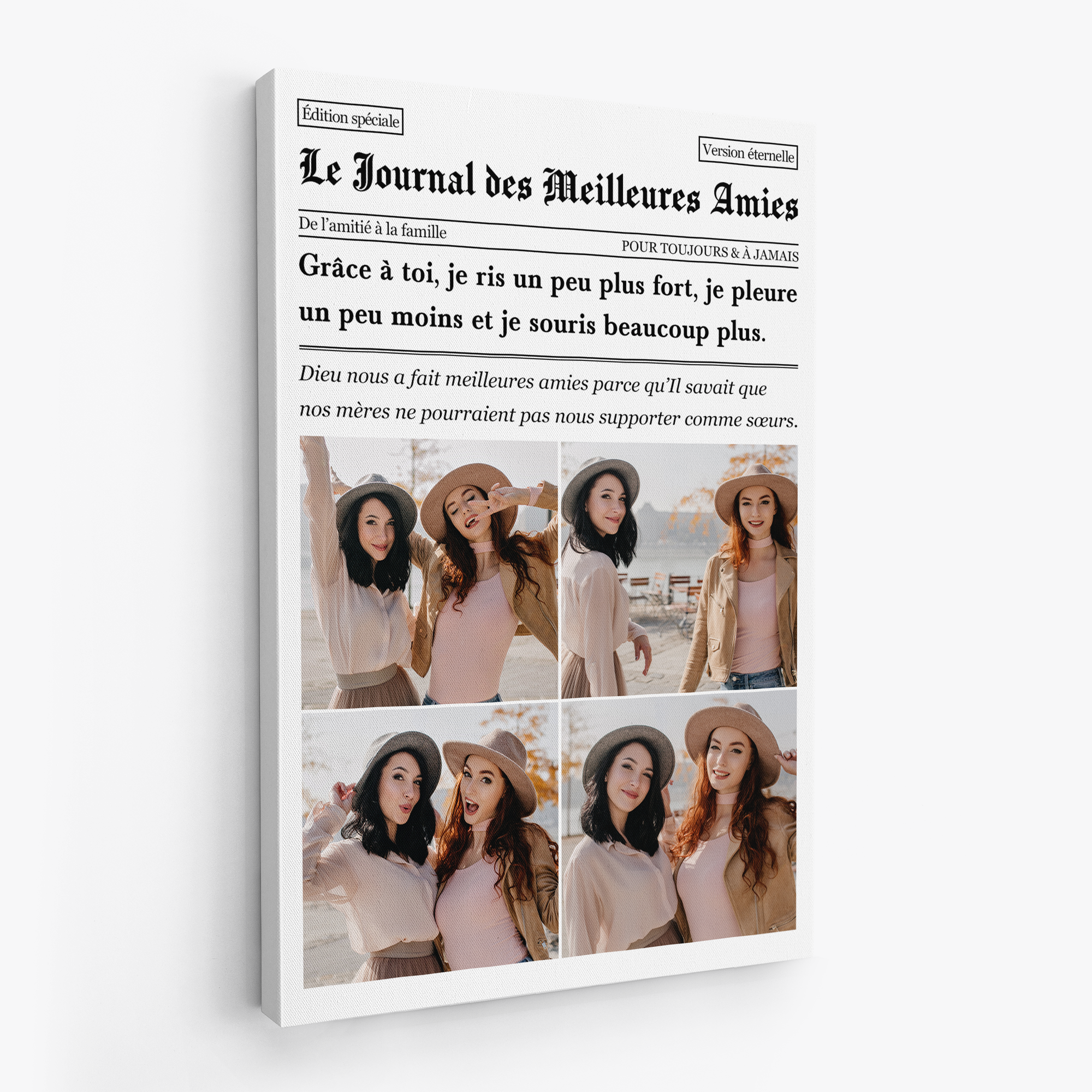 5164CFR2 toile personnalisee le journal des meilleures amies 5164ckh0f_7f1b6a2a 319e 4356 82ce f843b09b63b5