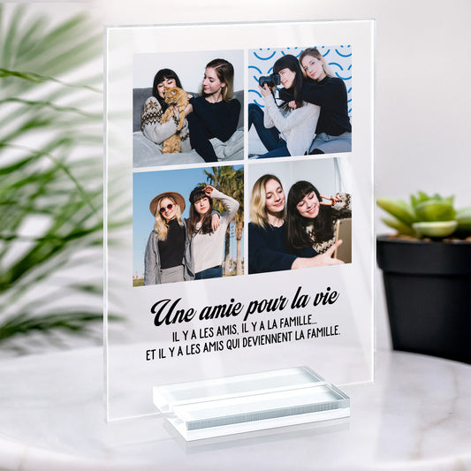 5180RFR2 plaque en acrylique personnalisee avec photos la meilleure des besties 5180r