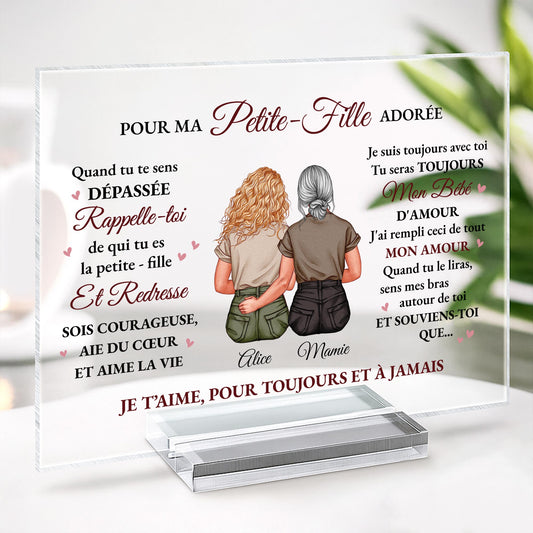 5182RFR2 plaque en acrylique personnalisee maman pour ma fille adoree 5182r6zaa