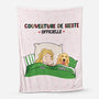 5185BFR1 plaid personnalise femme couverture officielle avec chien 5185bk60c
