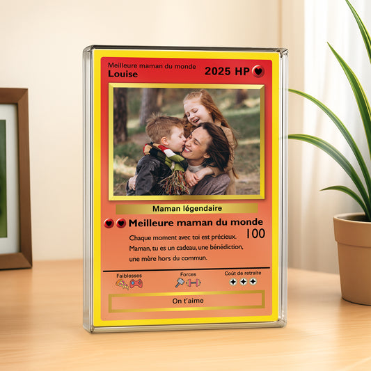 5212RFR2 plaque en acrylique personnalisee pour papa bonne fete des peres version carte de jeu 5212rkmzb