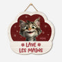 5214QFR1 plaque en bois personnalisee a suspendre avec chat lave tes pattes 5214qk6nd