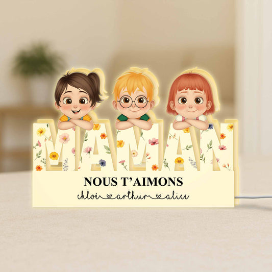 5215LFR1 lightbox personnalisable pour maman nous taimons 5215l8yaa