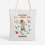 5218BFR1 tote bag enfant attention jarrive personnalise avec visage 5218b3ltk
