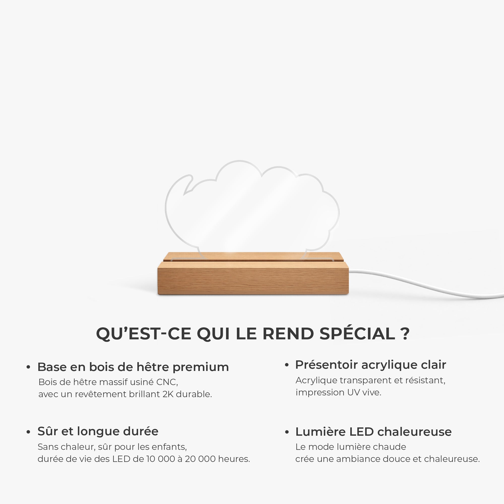 5230LFR4 veilleuse personnalisee enfant mignon version nuit 5230lkftk