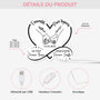 5242LFR3 lightbox personnalisable pour couple ensemble pour toujours version mains 5242l6tma