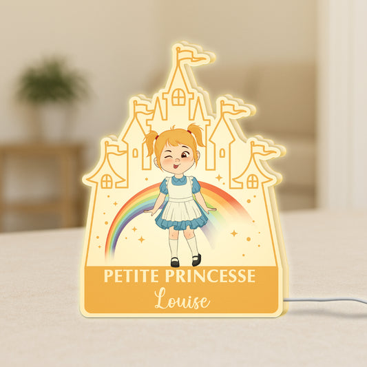 5248LFR1 lightbox personnalisable pour fille petite princesse 5248lkgzk