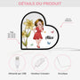 5262LFR3 lightbox personnalisable femme charmante avec fleurs 5262ltkta