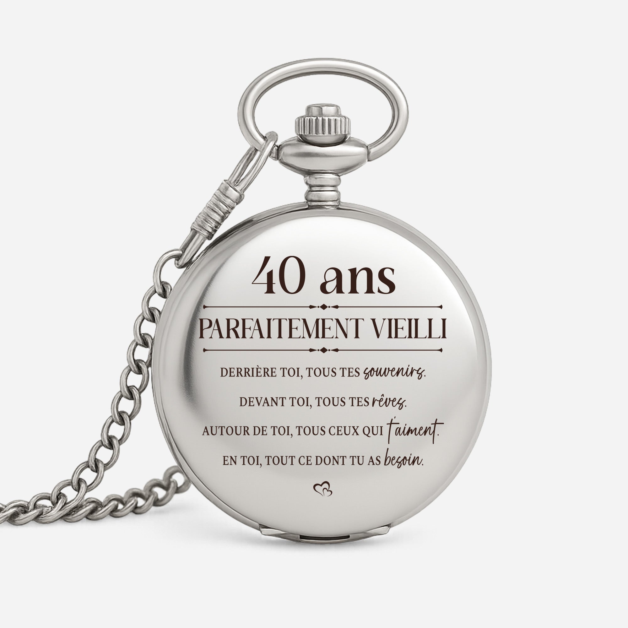 5263OFR1 montre de poche personnalisable pour anniversaire parfaitement vieilli 5263o3vmb