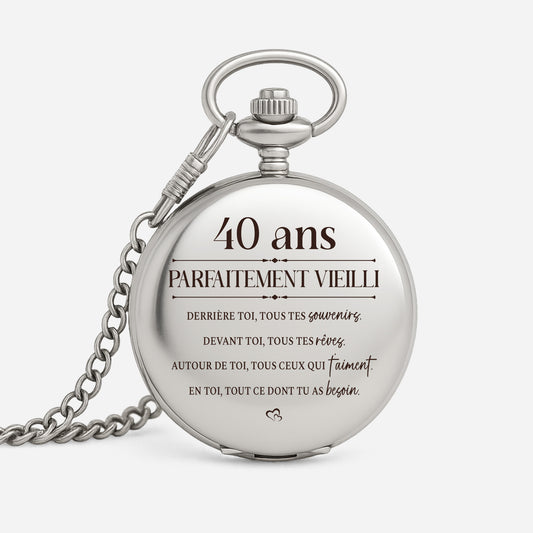 5263OFR1 montre de poche personnalisable pour anniversaire parfaitement vieilli 5263o3vmb