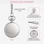 5263OFR3 montre de poche personnalisable pour anniversaire parfaitement vieilli 5263o3vmb